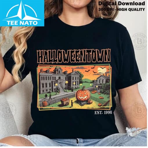 Retro Halloweentown UniversityEst 1998 Shirt - Image 4