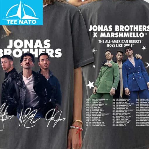 Retro Jonas Brothers Tour Shirt - Image 2