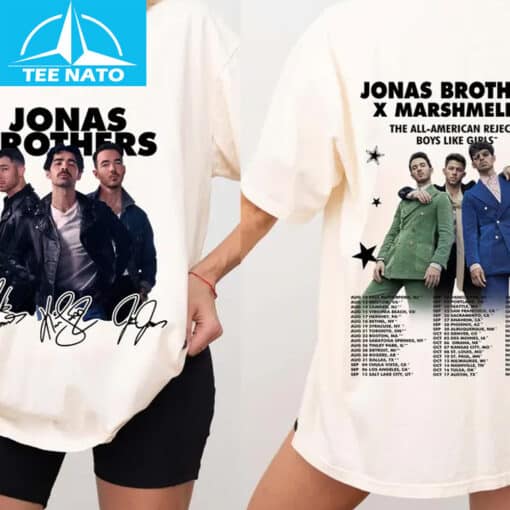 Retro Jonas Brothers Tour Shirt - Image 3