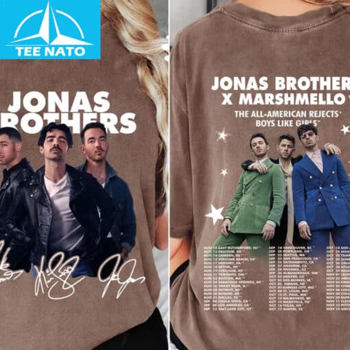 Retro Jonas Brothers Tour Shirt - Image 4