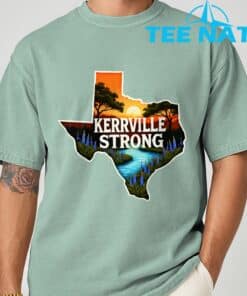 Retro Kerr Strong Texas Flood Support Shirt 3