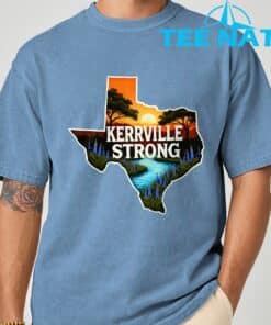 Retro Kerr Strong Texas Flood Support Shirt 4