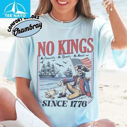 Retro No Kings Since 1776 Shirt - Image 4