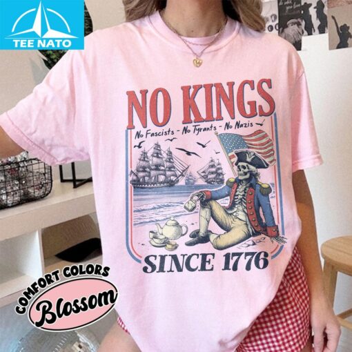 Retro No Kings Since 1776 Shirt - Image 5