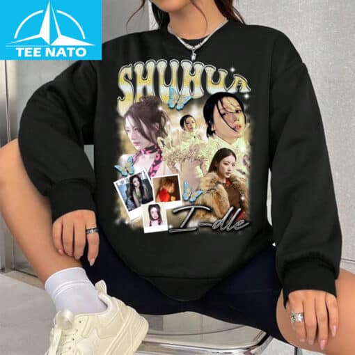 Retro Shuhua I-dle Kpop Shirt - Image 2