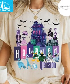 Retro Spooky Mansion Shirt3