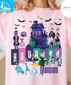 Retro Spooky Mansion Shirt4