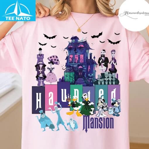 Retro Spooky Mansion Shirt - Image 5