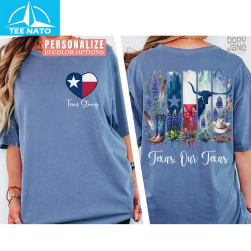 Retro Texas Strong Pray For Texas Pray For The Children Shirt - Image 4