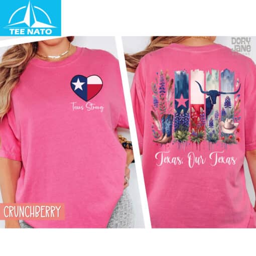Retro Texas Strong Pray For Texas Pray For The Children Shirt - Image 5