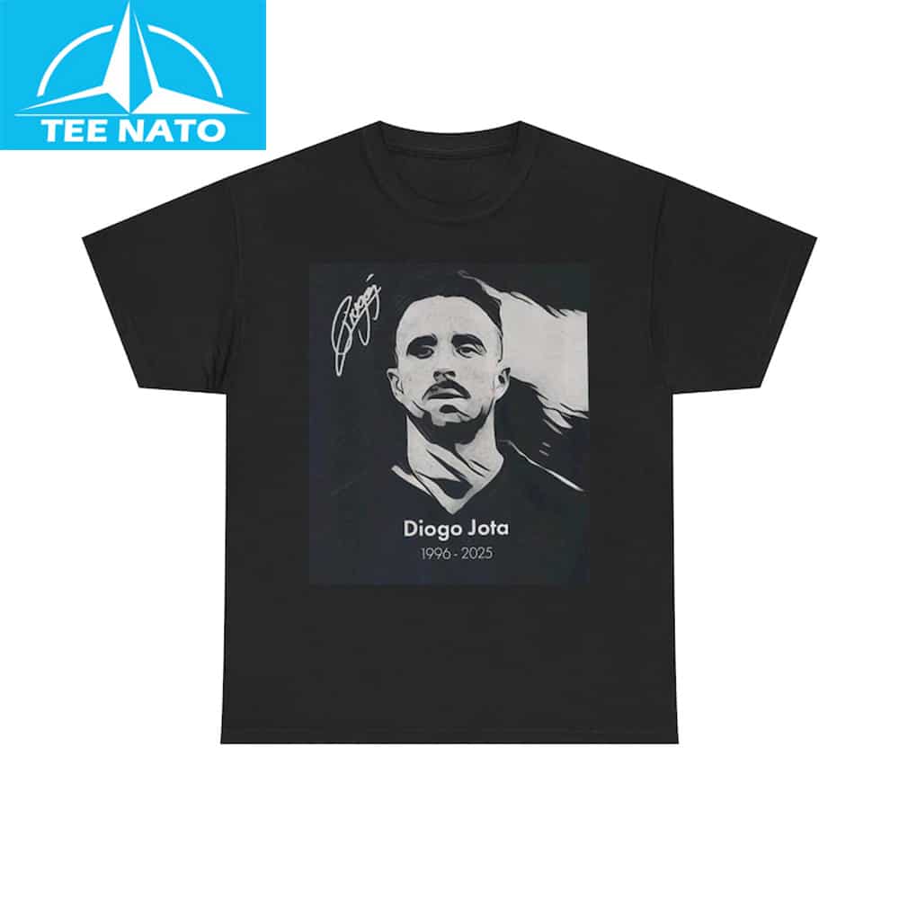 Back of the Retro Tribute Diogo Jota Shirt