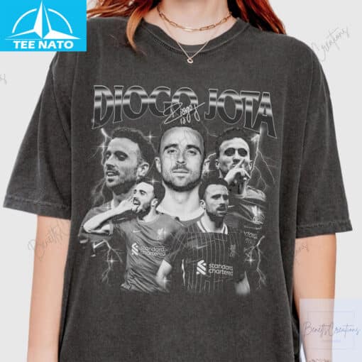 Retro Tribute Diogo Jota Shirt - Image 3