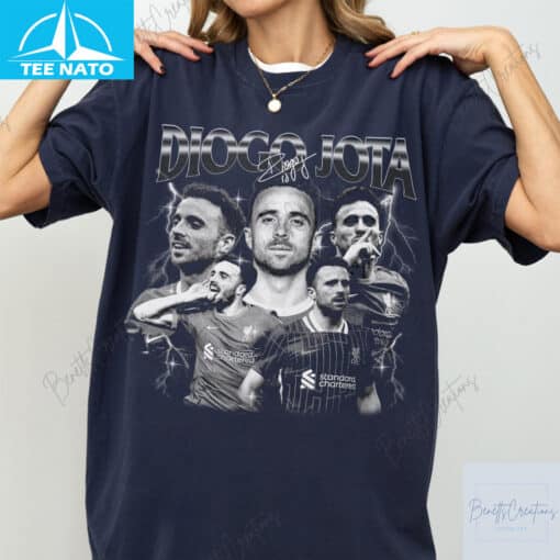 Retro Tribute Diogo Jota Shirt - Image 4