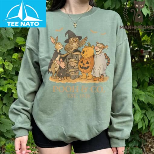 Retro Winnie The Pooh Halloween Shirt - Image 3