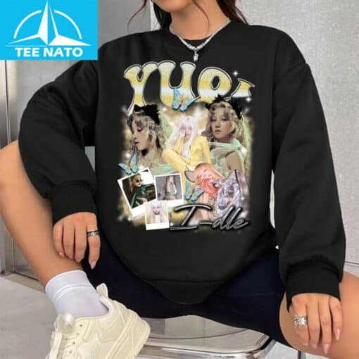 Retro Yuqi I-dle Kpop Shirt - Image 3
