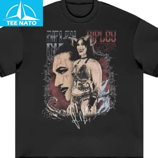 Rhea Ripley Vintage Style Grunge Wrestling Shirt