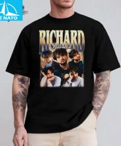 Richard Harmon Actor Vintage Style Photo Collage Shirt2