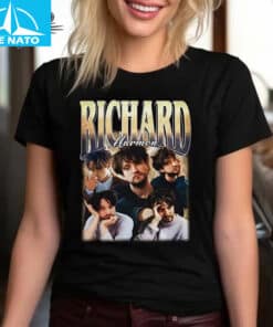 Richard Harmon Actor Vintage Style Photo Collage Shirt3