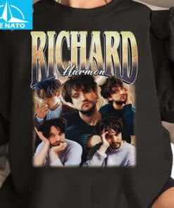Richard Harmon Actor Vintage Style Photo Collage Shirt4
