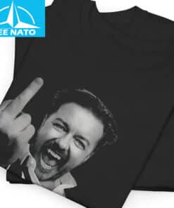 Ricky Gervais Middle Finger Shirt1