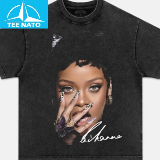 Rihanna Butterfly Rings Autograph Shirt - Image 3