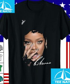 Rihanna Butterfly Rings Autograph Shirt2