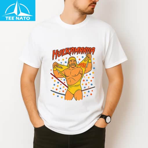 Rip Hulk Hogan 80s Retro WWE Shirt - Image 5
