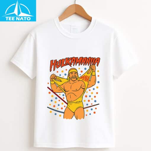 Rip Hulk Hogan 80s Retro WWE Shirt - Image 3