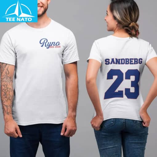 Rip Ryno Sandberg 1959-2025 Shirt - Image 5