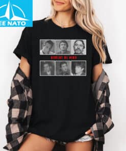 Robert De Niro Black and White Photo Collage Shirt