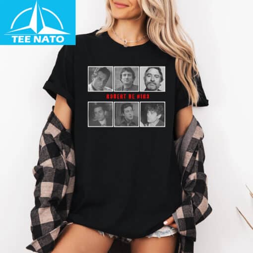 Robert De Niro Black and White Photo Collage Shirt - Image 2