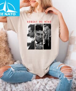 Robert De Niro Iconic Roles Collage Shirt 2