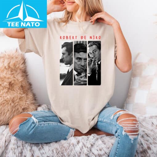 Robert De Niro Iconic Roles Collage Shirt - Image 4