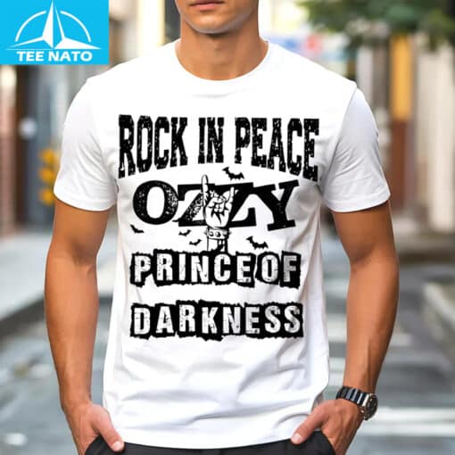Rock In Peace Ozzy Osbourne Memorial Shirt - Image 3