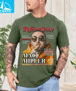 Rolling Stone Magazine Mac Miller Cover Graphic Shirt3