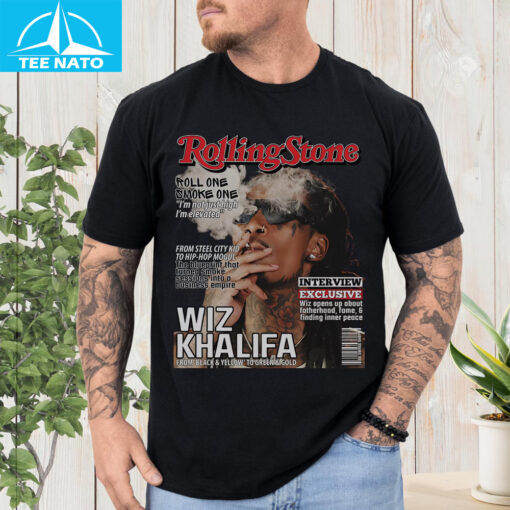 Rolling Stone Magazine Wiz Khalifa Cover Graphic Shirt
