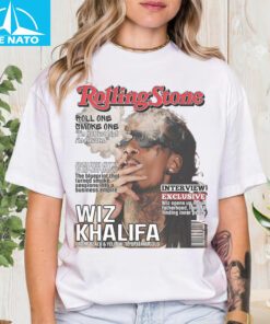 Rolling Stone Magazine Wiz Khalifa Cover Graphic Shirt2