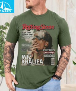 Rolling Stone Magazine Wiz Khalifa Cover Graphic Shirt3