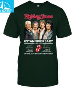 Rolling Stones 63rd Anniversary 1962 2025 Band Members Signatures Shirt2