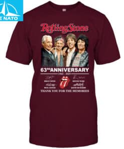 Rolling Stones 63rd Anniversary 1962 2025 Band Members Signatures Shirt3