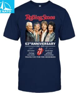 Rolling Stones 63rd Anniversary 1962 2025 Band Members Signatures Shirt4