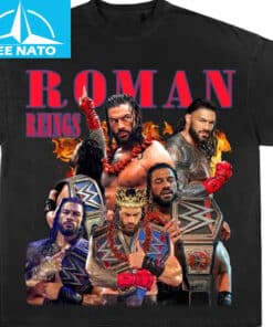 Roman Reigns WWE Professional Wrestler Collage Shirt1