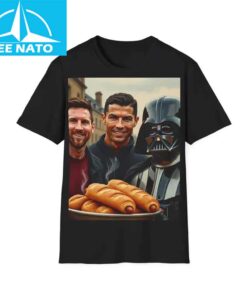 Ronaldo and Messi Soccer Sausage Rolls Fan Shirt