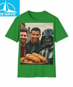 Ronaldo and Messi Soccer Sausage Rolls Fan Shirt 4