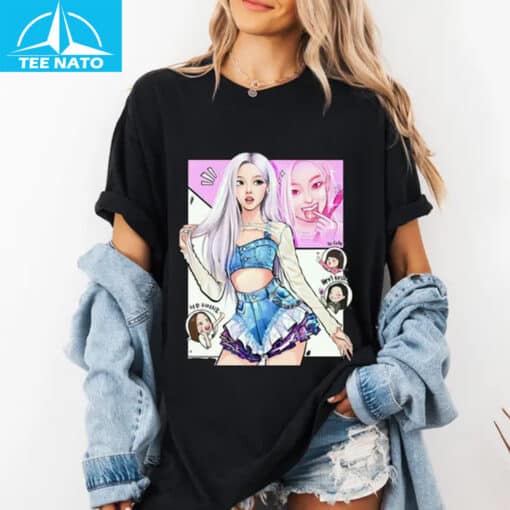 Rosé Comic Fan Art Shirt