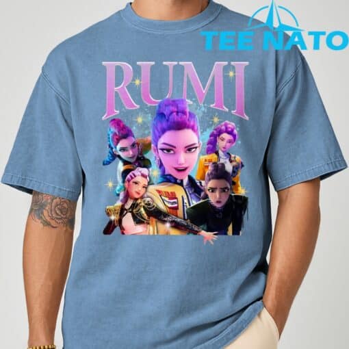Rumi K-pop Demon Hunters Vintage 90s T-Shirt - Image 6