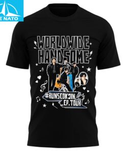 Run Seokjin EP Tour 2025 Run Jin BTS The First Tour T Shirt2