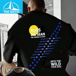 Russ Big Sean Sabrina Claudio Into The Wild Tour 2025 Shirt