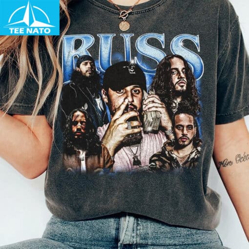 Russ Rapper Album Tour 2025 Vintage Bootleg Music Shirt - Image 3