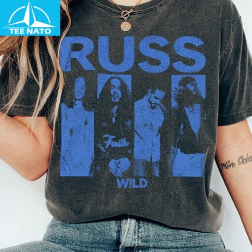 Russ Rapper Tour 2025 Vintage Music Shirt - Image 3